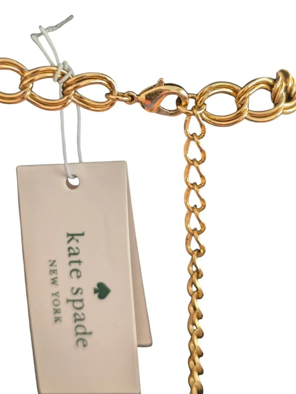 Kate Spade Set Wallflower Gold White Enamel Vintage Necklace Bracelet Earrings